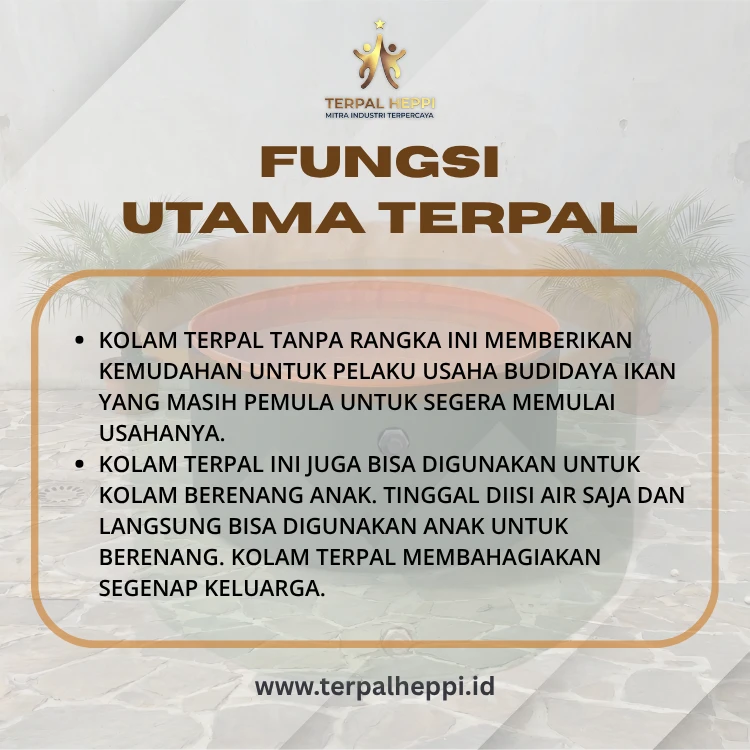 Kolam Terpal Kotak 100 X 200 X 60 CM - merek Heppi foto 5